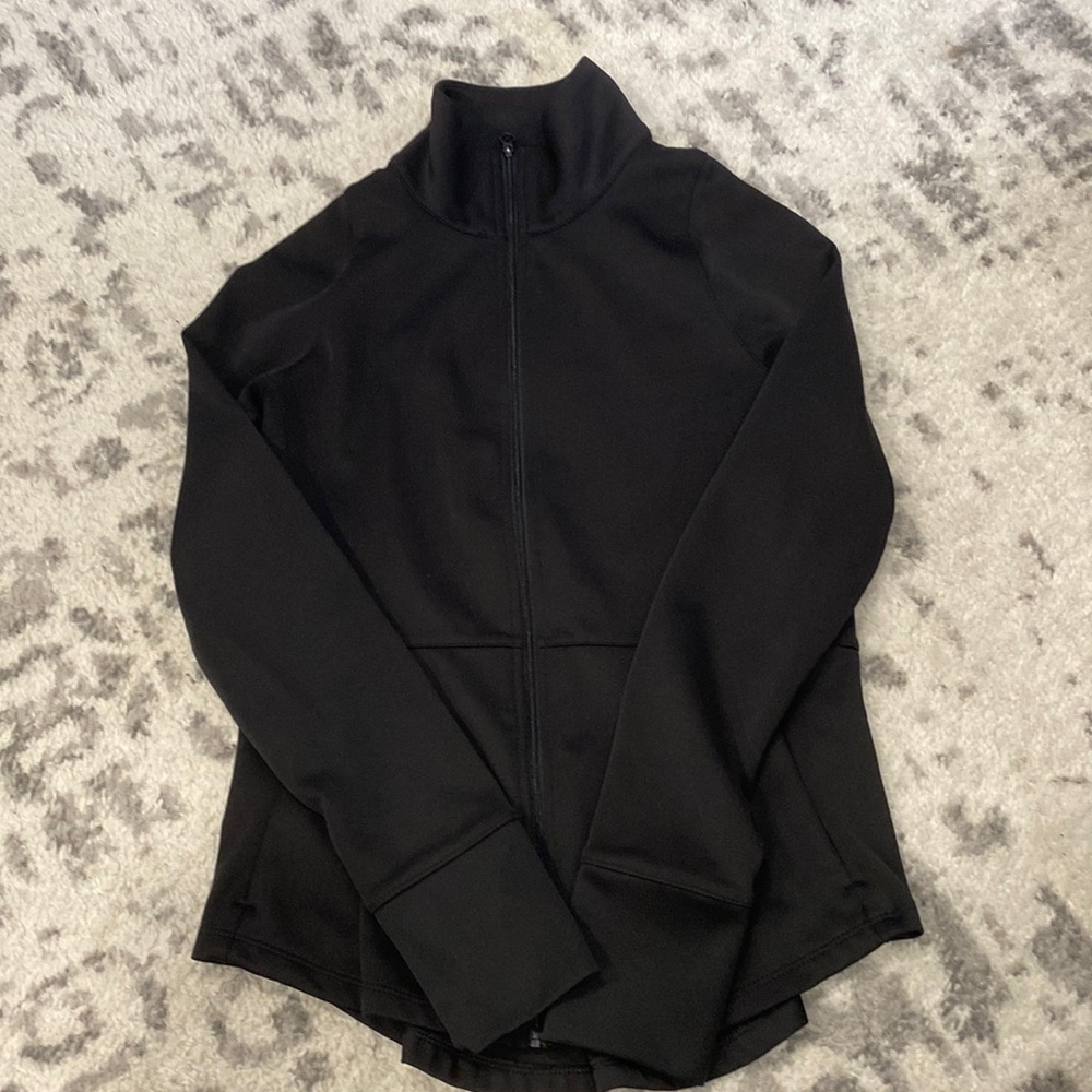 Layers Qwick-Dry Black Zip-up